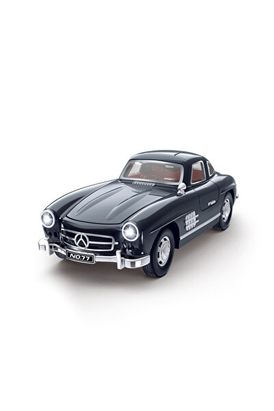 choice2 نموذج سيارة بنز 300SL باللون الأسود بمقياس 1:32 مع صوت وإضاءة وخاصية ...