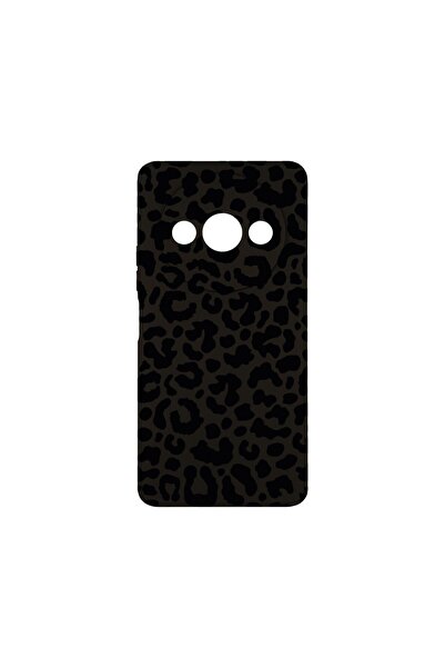 bestcase Премиум силиконов калъф, съвместим с Xiaomi Redmi A3, Леопардов десе...