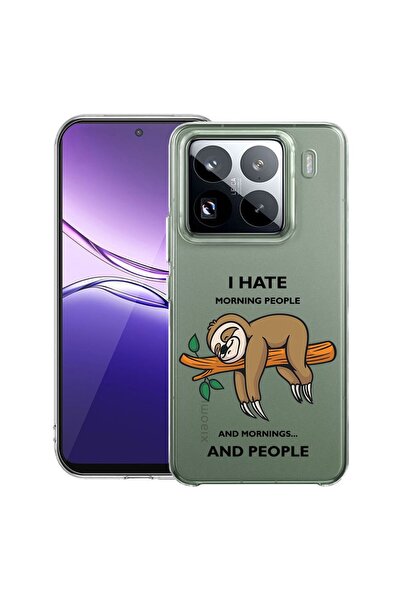 bestcase ¬Æ Husa Clear Slim Silicon Compatibila cu Xiaomi 15, I Hate Morning,...
