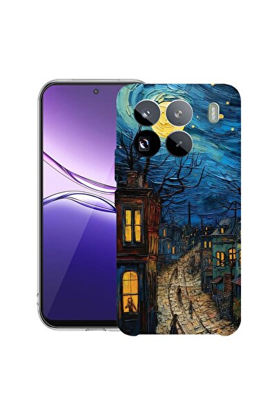 bestcase Διαφανής Λεπτή Θήκη Σιλικόνης Συμβατή με Xiaomi 15, Van Gogh City Li...