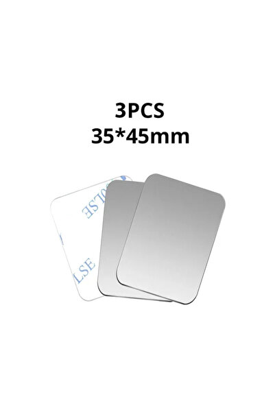 Choice6 3PCS Silver 35x45 Magnetic Metal Plate For Car Phone Holder Universal...