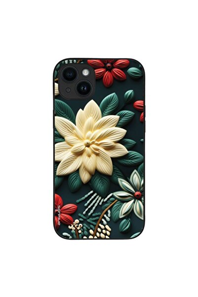 Sonique Θήκη 3D Flower Series για Apple iPhone 14 Plus Πράσινο