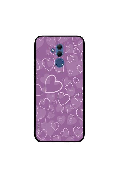Sonique Θήκη Heart Series για Huawei Mate 20 Lite Βιολετί