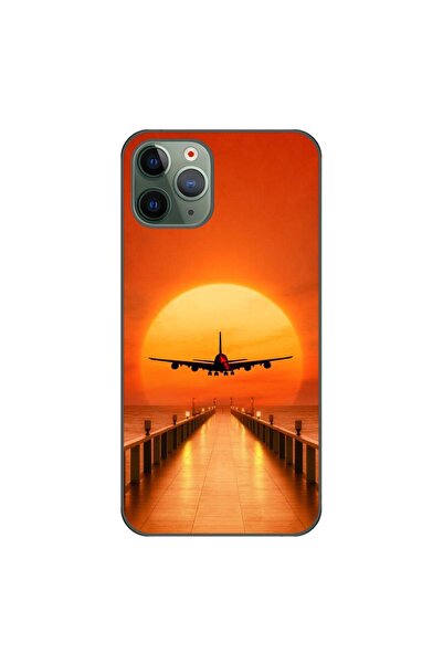OEM Husa compatibila cu Apple iPhone 11 Pro Max Silicon Gel Tpu Model Airplan...