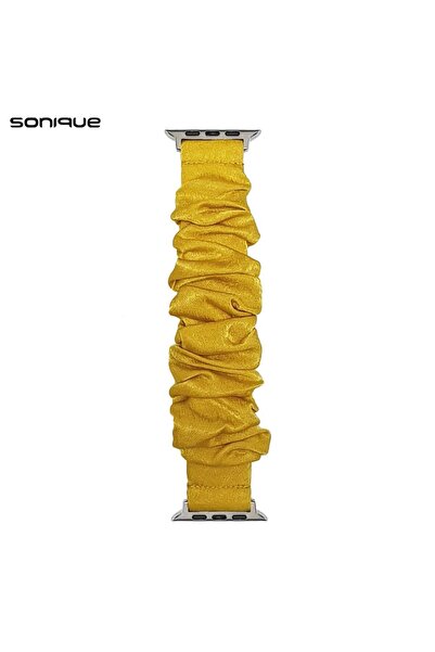 Sonique Λουράκι Scruncie Band για Apple Watch (38/40/41MM) Κίτρινο