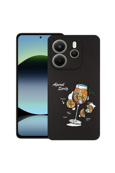 bestcase Λεπτή Θήκη Σιλικόνης για Xiaomi Redmi Note 14 5G, Aperol Spritz, 202...