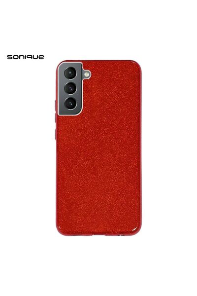 Sonique Θήκη Σιλικόνης Shiny Samsung Galaxy S22 Plus Κόκκινο