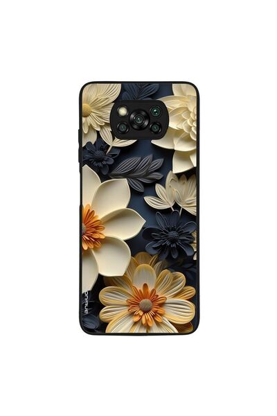 Sonique Θήκη 3D Flower Series για Xiaomi Poco X3 NFC / Poco X3 Pro Εκρού