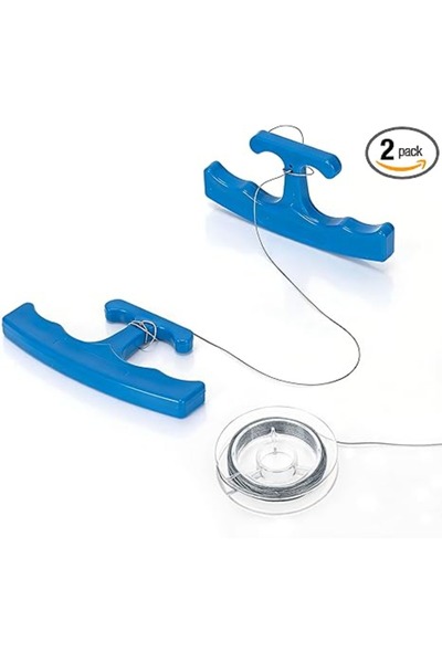 Choice Blue Car Emblem Plate Line Badge Remover 1 Pair with 5M High-Strength ...