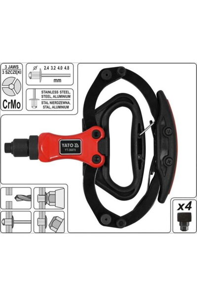 yato Pop rivet pliers 2.4-4.8MM