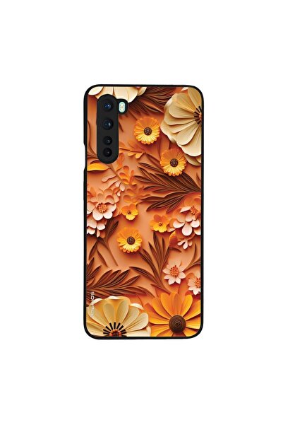 Sonique Θήκη 3D Flower Series για OnePlus Nord Πορτοκαλί