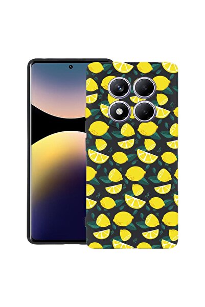 bestcase ¬Æ Husa pentru Xiaomi Redmi Note 14 Pro 4G, Lemon Pattern, Slim Sili...