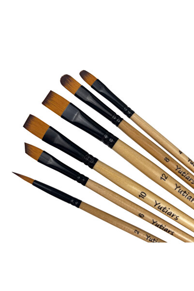 Choice 6 PCS Yutiars Professional Artist Paint Brush Set - 6 PCS, Nylon Brist...