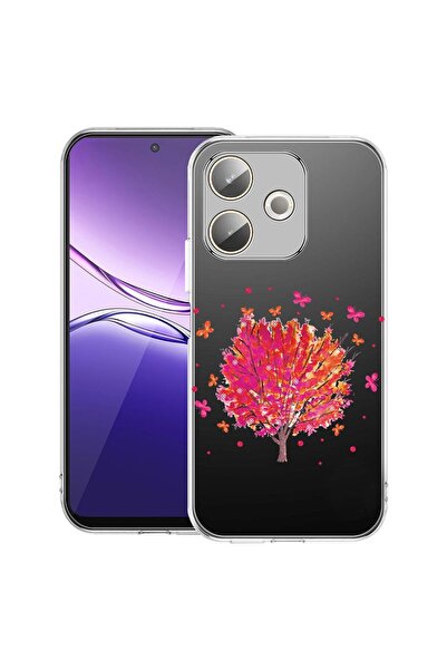 bestcase ¬Æ Husa Clear Silicon pentru OPPO A5 Pro 5G, Butterflies Tree, 20424...