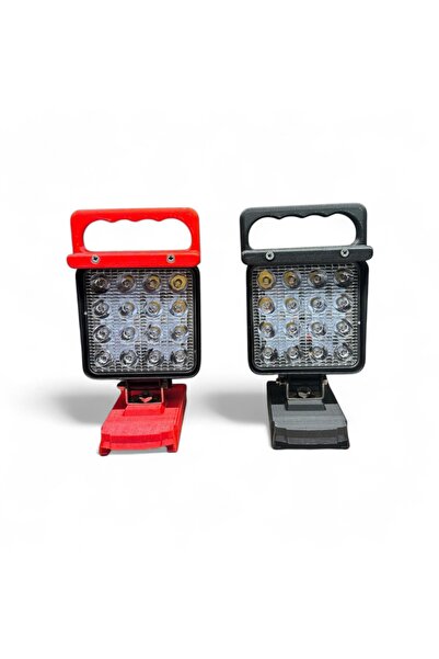 TR Bosch18V Akü Uyumlu 16 ledli projektör