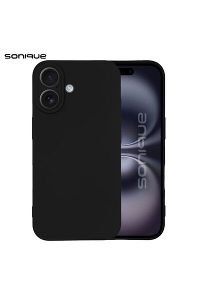 Sonique Θήκη Σιλικόνης My Colors Apple iPhone 16 Plus Μαύρο