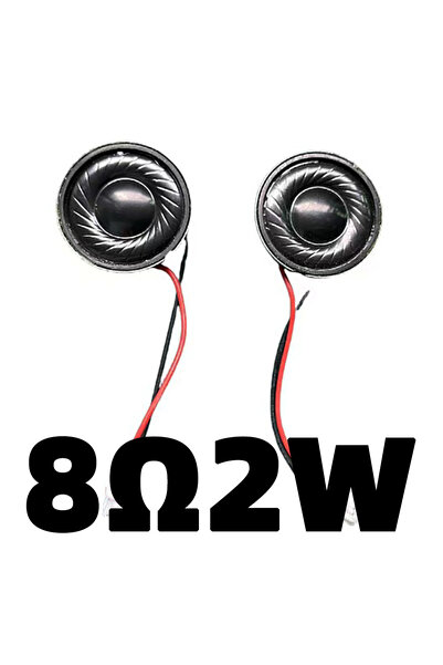 Choice 30mm 2PCS Mini 8 Ohm 8Ω 2W Horn Loudspeaker 8R 2W Diameter 30mm Loud S...