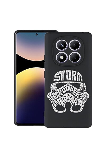 bestcase Husă pentru Xiaomi Redmi Note 14 Pro 4G, Calligraphy Storm Trooper, ...