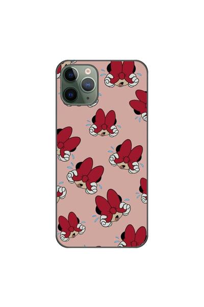 OEM Калъф, съвместим с Apple iPhone 11 Pro Max, силиконов гел TPU, с десен Ми...