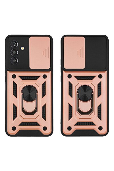 Sonique Θήκη Ring Armor CamPro για Samsung Galaxy M13 4G Ροζ Χρυσό