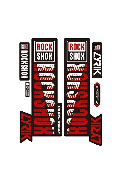 Choice6 Red NEW Front Fork Sticker for Rock Shox SID Road Bike MTB Race Acces...