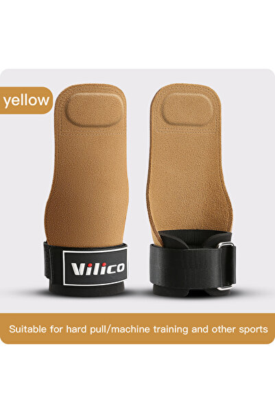 Choice A0138-BN 2Pcs Gym Gloves Fitness Hand Palm Protection Equipment Anti S...