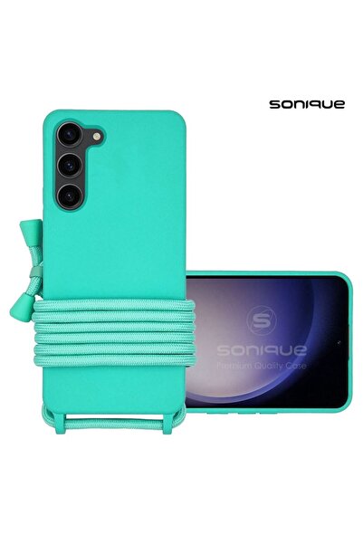 Sonique Θήκη Σιλικόνης με Κορδόνι CarryHang Samsung Galaxy S23 Plus Γαλάζιο