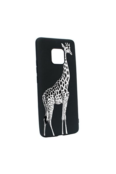 bestcase Силиконов калъф, съвместим с Xiaomi Redmi Note 9 Pro, Жираф, устойчи...
