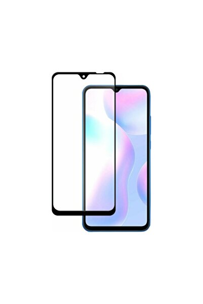 OEM 5D Full Glue 9H Tempered Glass Xiaomi Redmi 9A / Redmi 9AT Μαύρο