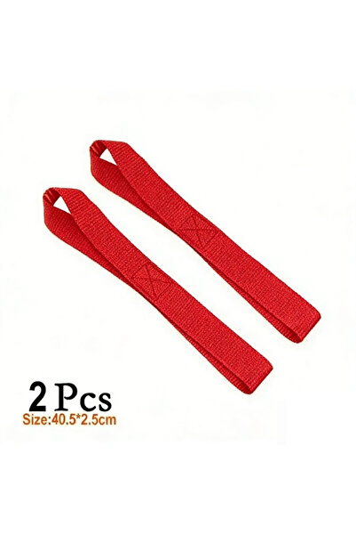 Choice1 Red 40.5 2pcs 2Pcs Soft Loop Tie Down Straps 40.5cm for Motorcycle AT...