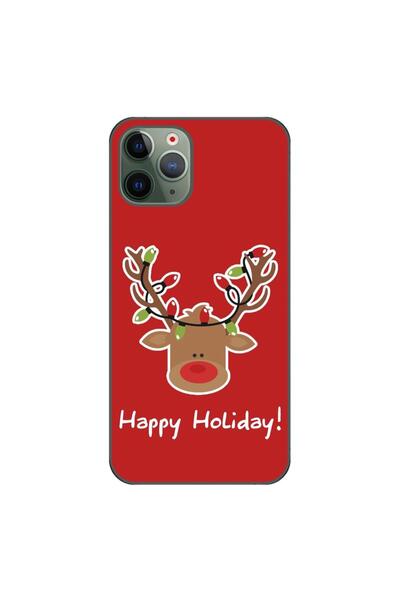 OEM Husa compatibila cu Apple iPhone 11 Pro Max Silicon Gel Tpu Model Craciun...