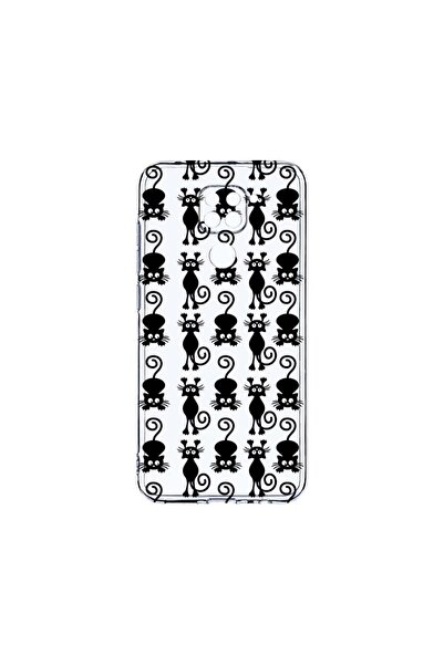 bestcase Διαφανής Θήκη Σιλικόνης 2MM, Συμβατή με Xiaomi Redmi Note 9, Γάτες, ...