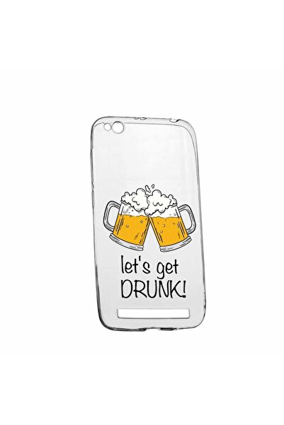 bestcase Husa pentru Xiaomi Redmi 5A, Silicon, Slim, Let`s Get Drunk, 170