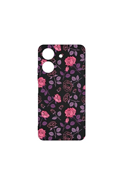 bestcase Slim SIlicon 0.8MM Case, Compatible with Xiaomi Redmi 13C, Rose, Cam...