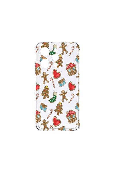 bestcase Противоударен калъф 1.5ММ, съвместим с Xiaomi Redmi 12 4G, Коледен д...