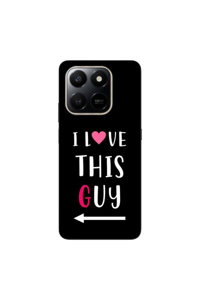OEM Husa compatibila cu Honor X7d Silicon Gel Tpu Model Cupluri I love This Guy