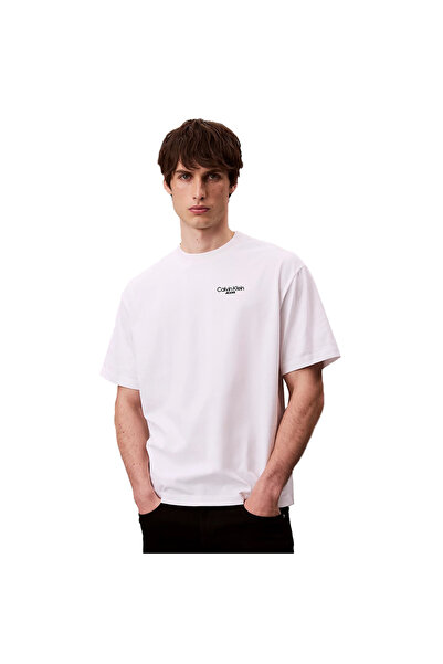 Calvin Klein Tricou bărbătesc cu mânecă scurtă și logo pe spate, mărimea M