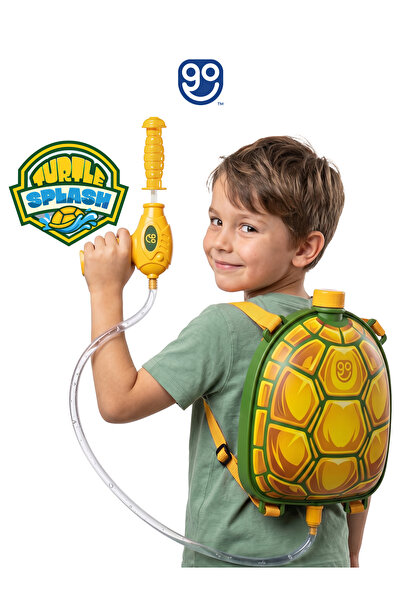 Go Toys Turtle Splash Su Çantası 1400ML - Su Tabancası Çantalı Oyuncak