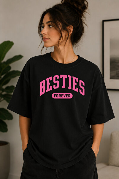 Büşra Çetin تي شيرت Best Friends Forever، تي شيرت لطيف متطابق مع أفضل الأصدقا...