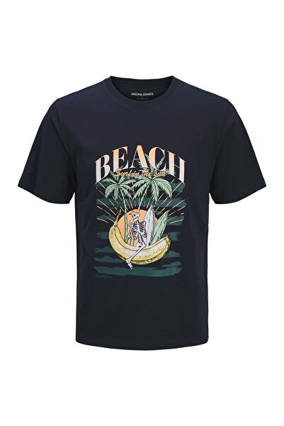 Jack & Jones Jack &amp;   Tricou bărbătesc Jones King cu guler rotund, mărimea M
