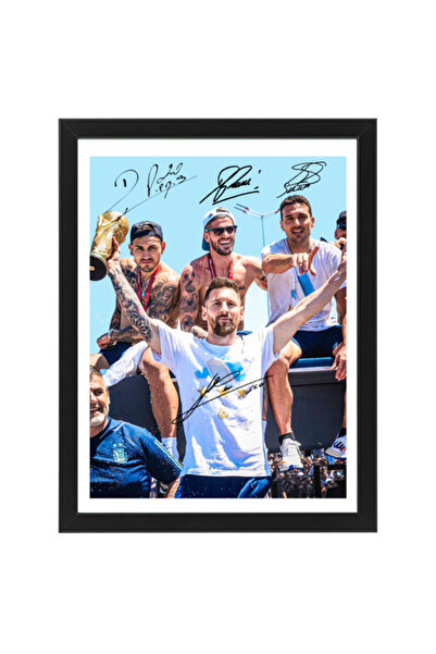 Boomah Accessories Lionel Messi - Paredes - De Paul Argentina Champion Autogr...