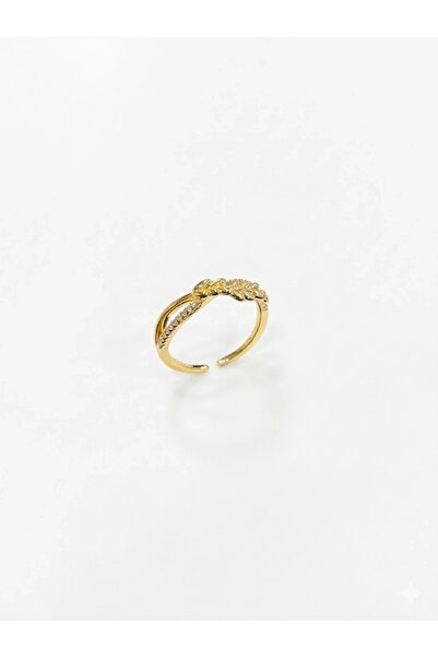 Twin Store Adjustable Zircon Stone Brass Bijouterie Ring - Yz0229