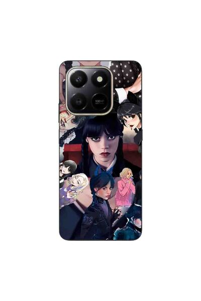 OEM Case compatible with Honor 400 Smart Silicone Gel Tpu Pattern Wednesday A...