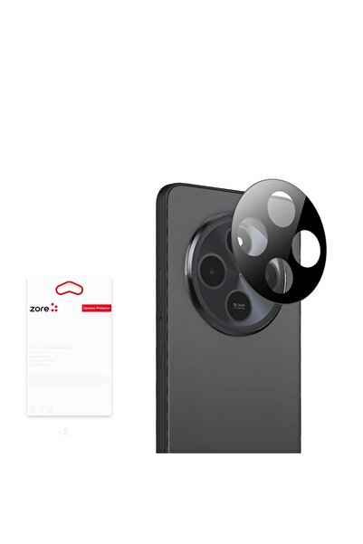 noktaks Redmi 14C 4g Compatible Camera Lens Protector 3D Glass T34449 - Black