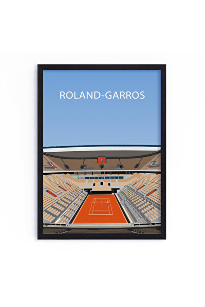 Boomah Accessories Roland Garros French Open Tennis Gift Illustration Art Pos...