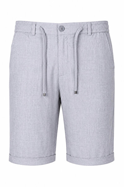 trender Beta Duble Denim&Canvas Gray Men's Shorts 26Ycm2000042