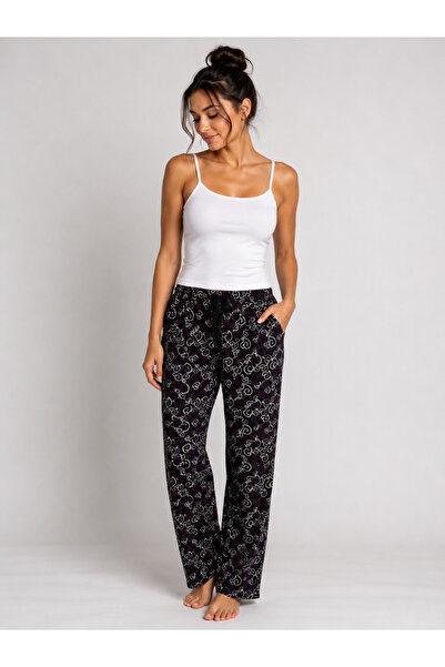 Trendline Women's Seasonal Patterned Pajama Bottoms