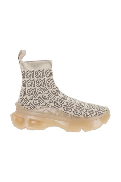 Steve Madden FLYBYN Дамски високи кецове в телесен цвят