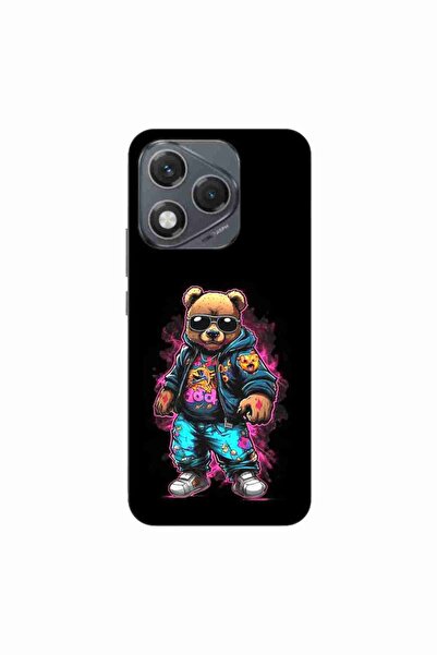 OEM Husa compatibila cu Honor 400 Lite Silicon Gel Tpu Model Bear Cool Black
