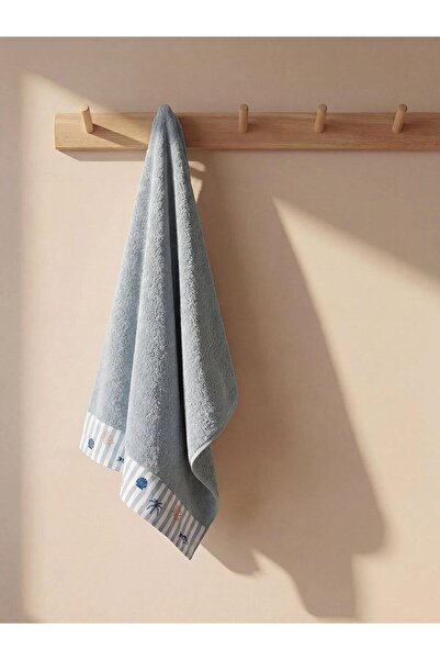 LC Waikiki Oyster Embroidered Cotton Face Towel 50X80 cm (S6)